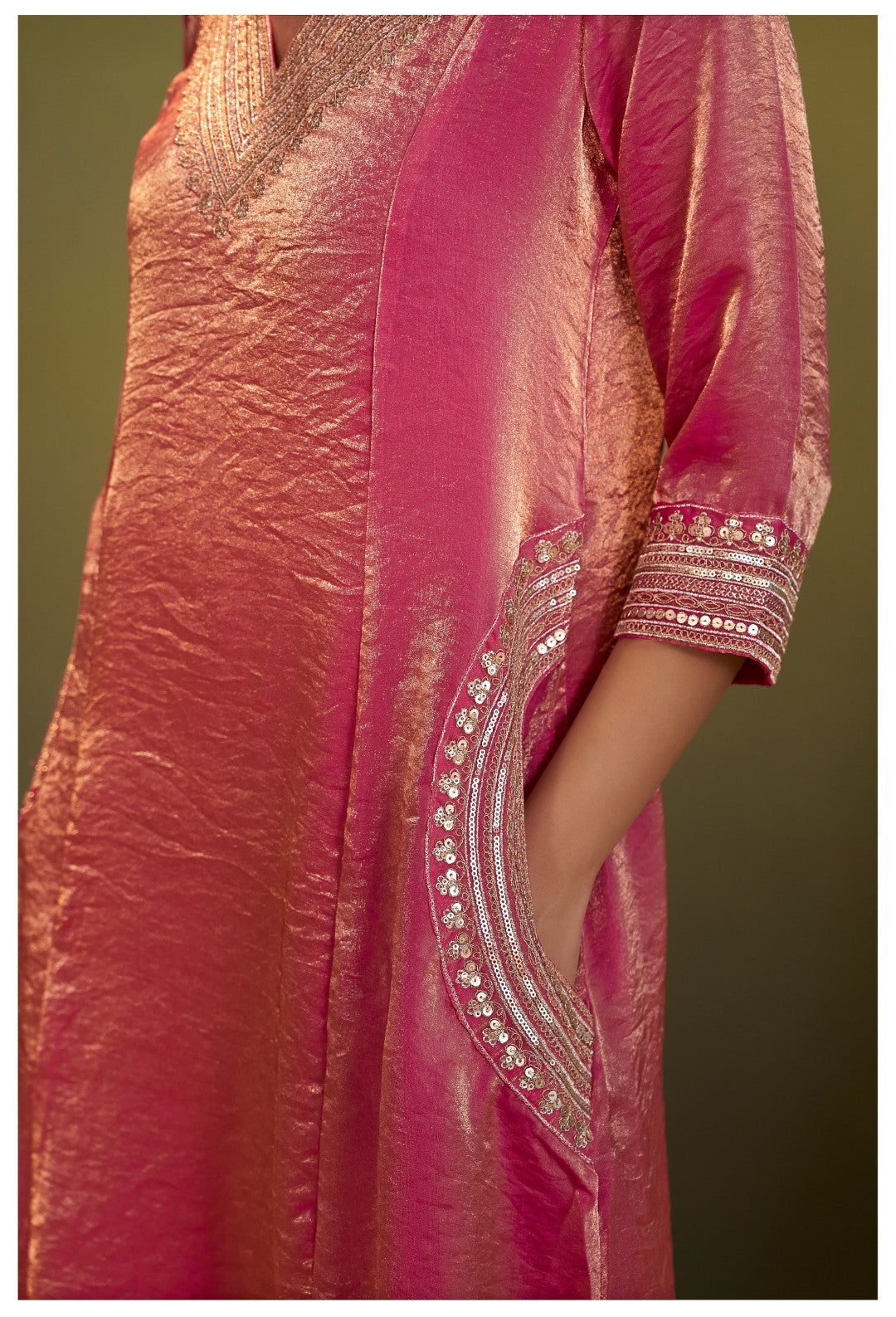 Jagriti Rose Full Work Suit set