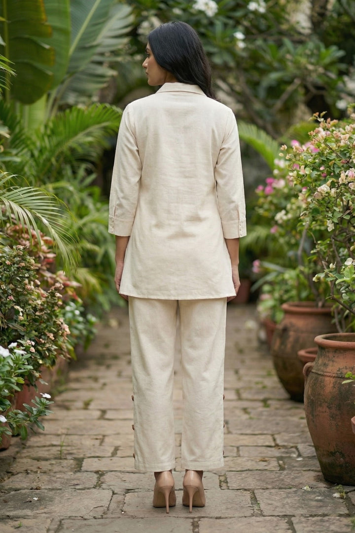 Sargi daisy embroidery co-ord set