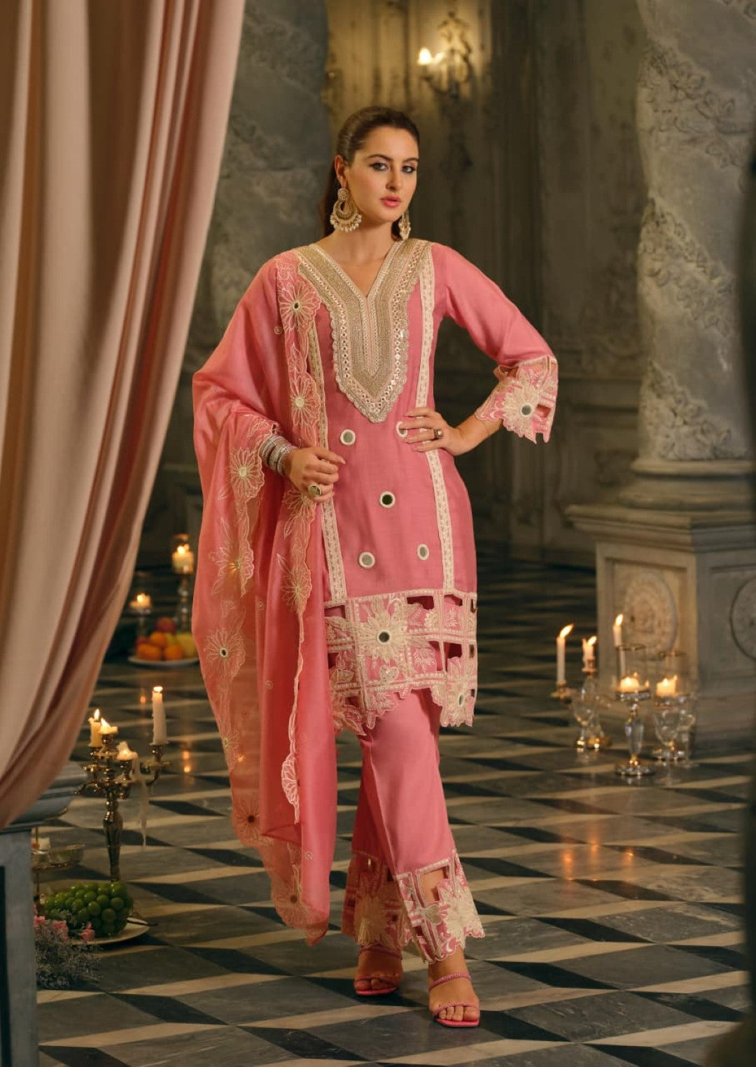 Barai rouge full work suit set