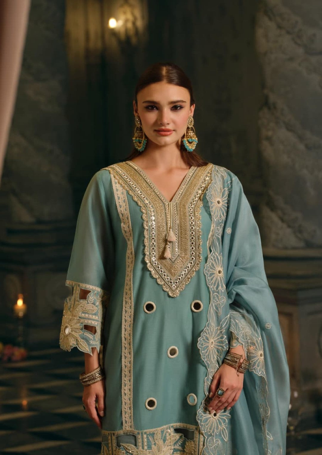 Barai softblue full work suit set