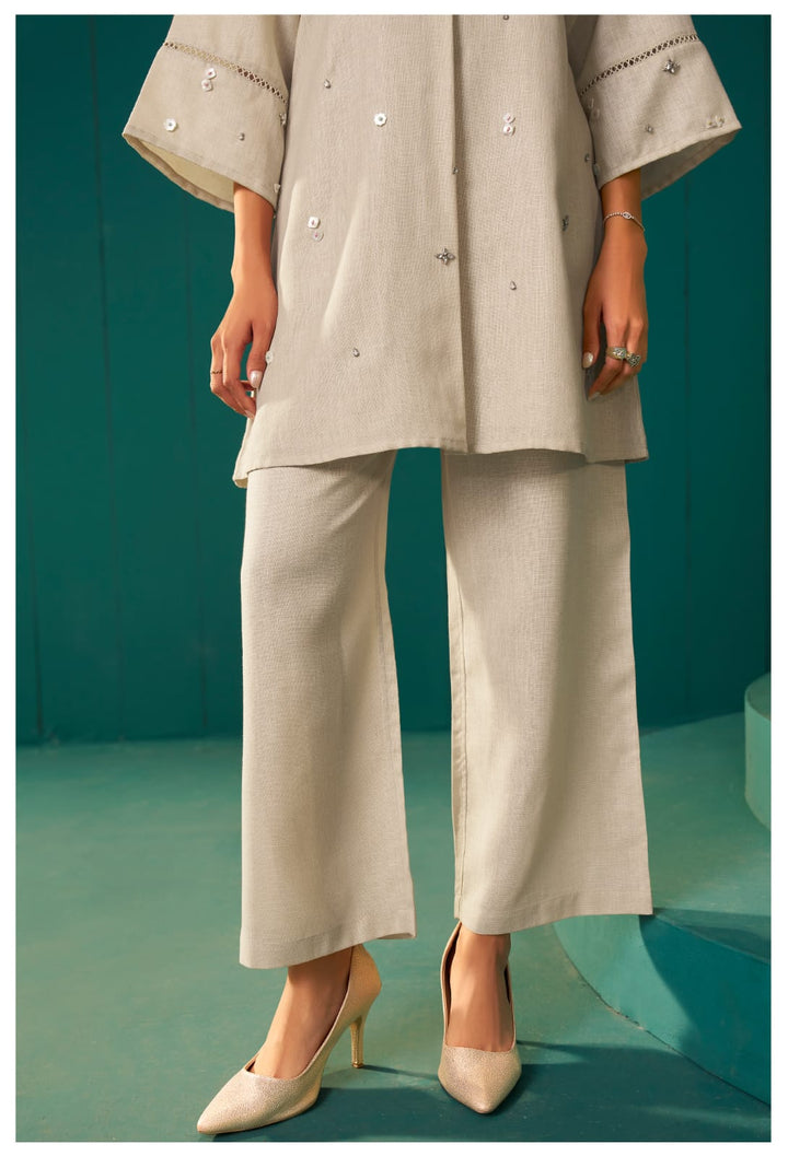 Itrh Vanila cotton linen co-ord set