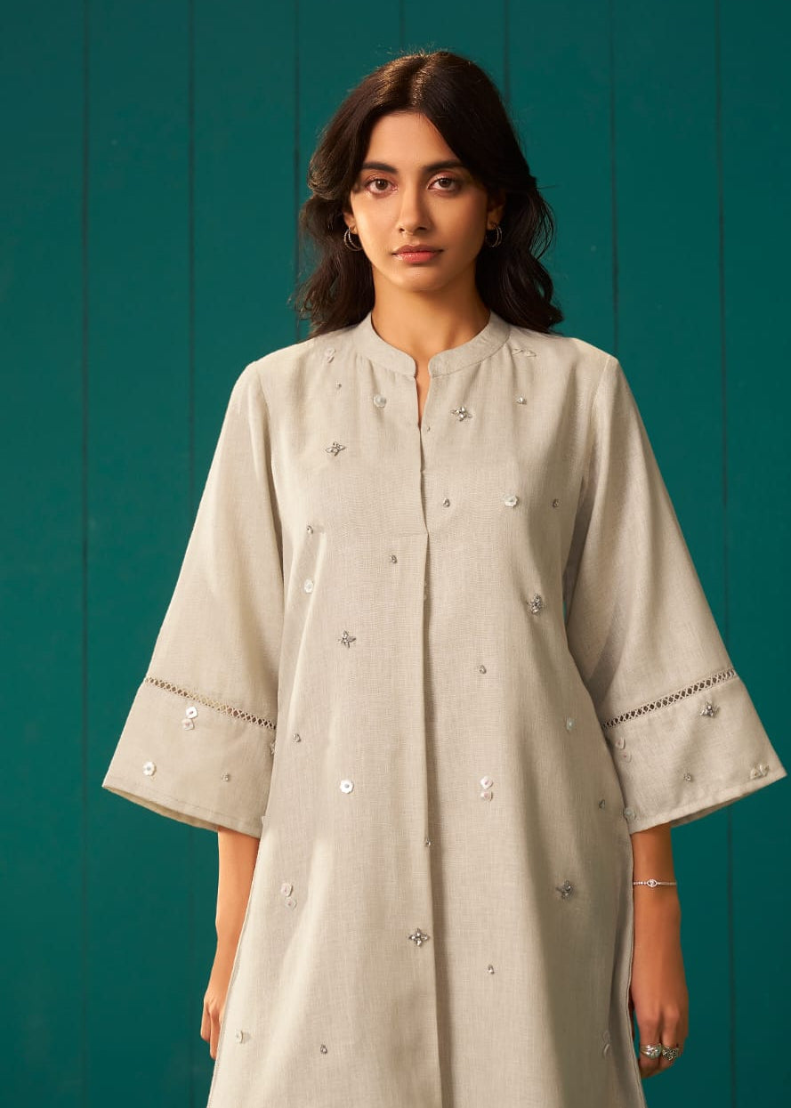 Itrh Vanila cotton linen co-ord set