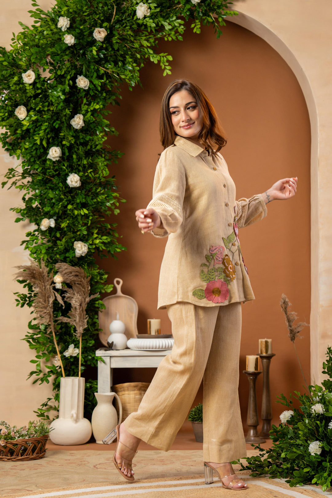 Opela caramel co-ord set