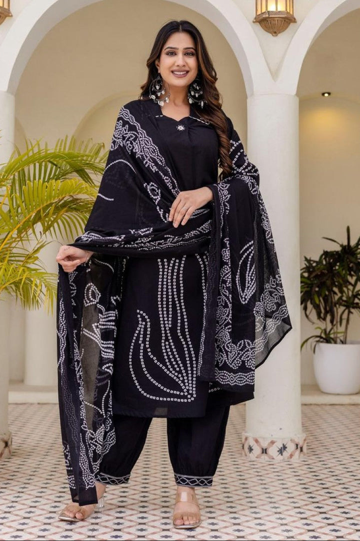 Girnar sable cotton suit set