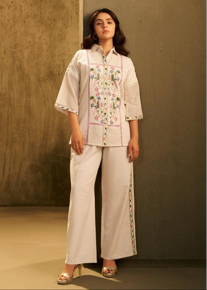 Rivera Daisy embroidery co-ord set