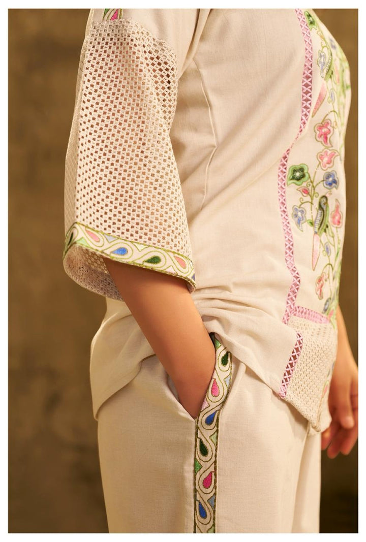 Rivera Daisy embroidery co-ord set