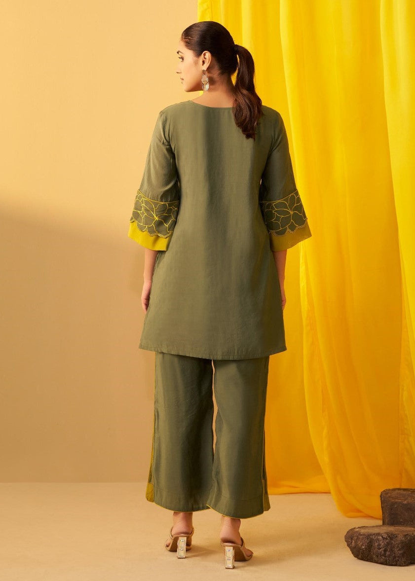 Tisca pear applique co-ord set