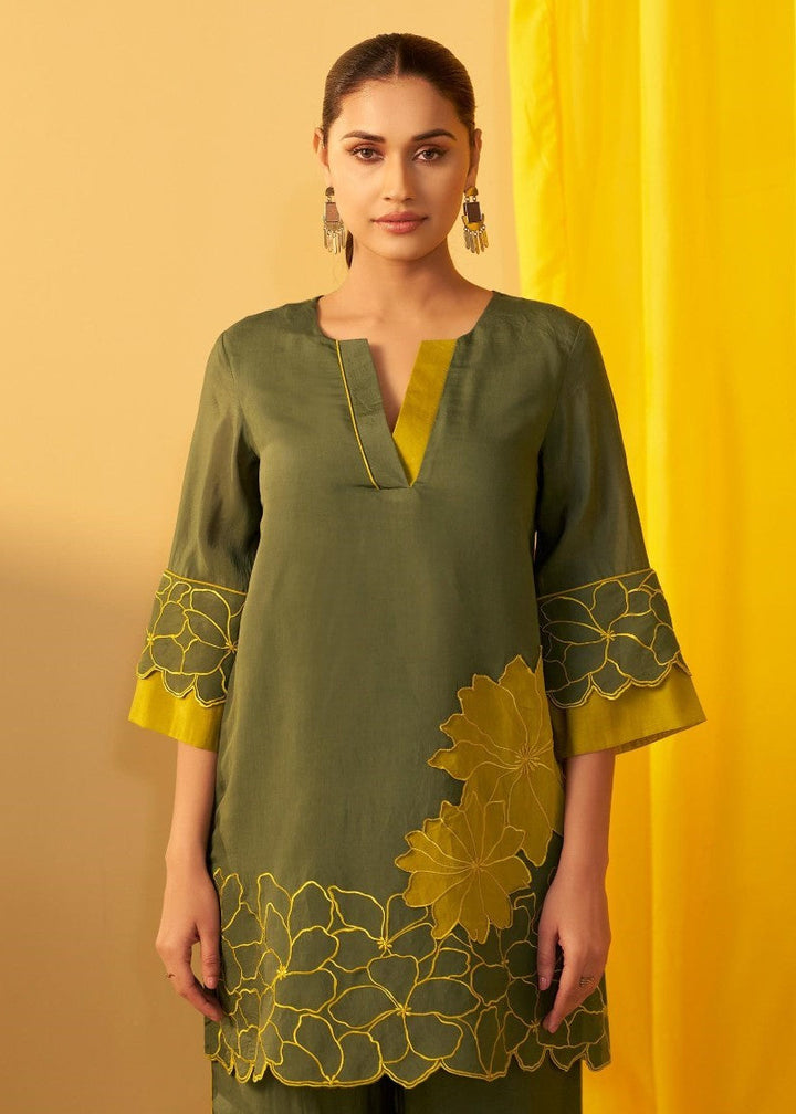 Tisca pear applique co-ord set
