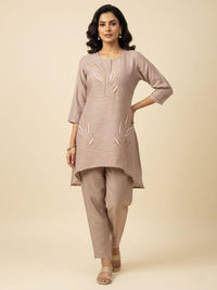 Prisha parch embroidery co-ord set