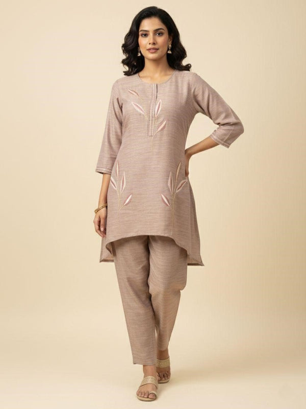Prisha parch embroidery co-ord set