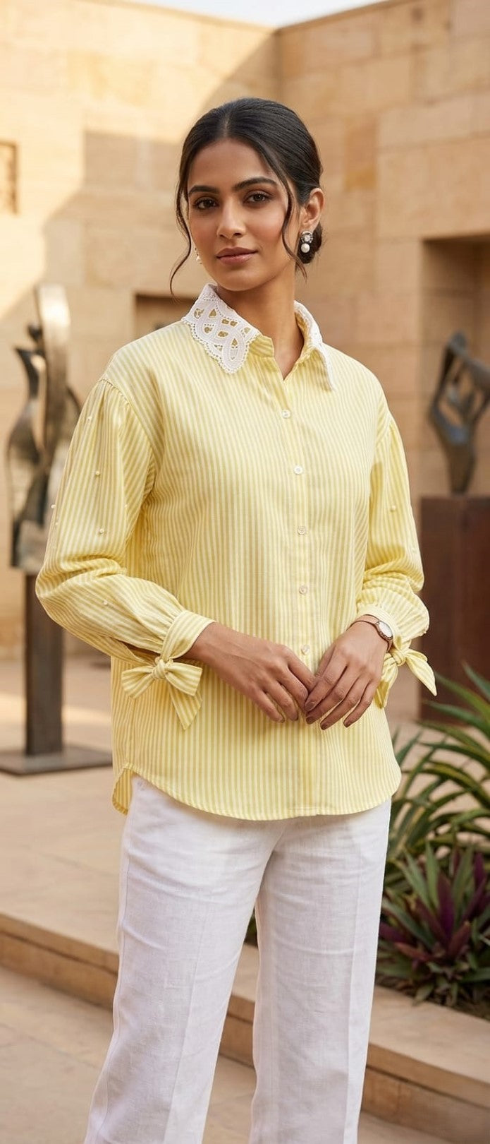 Mihika bumble cotton shirt