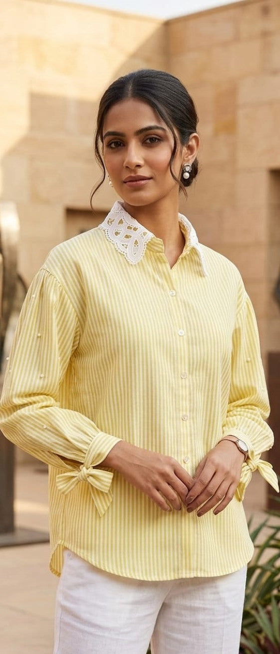 Mihika bumble cotton shirt
