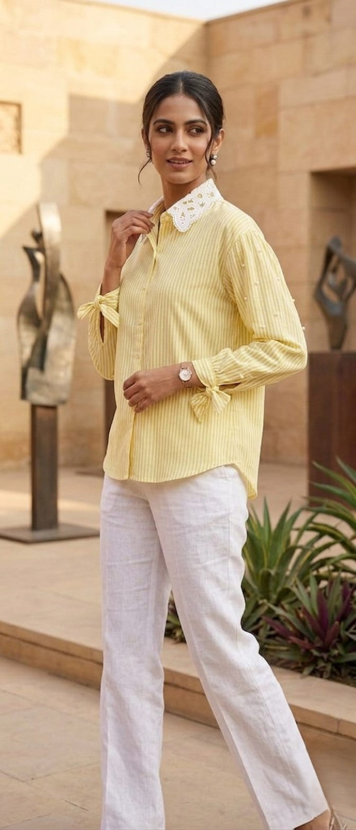 Mihika bumble cotton shirt