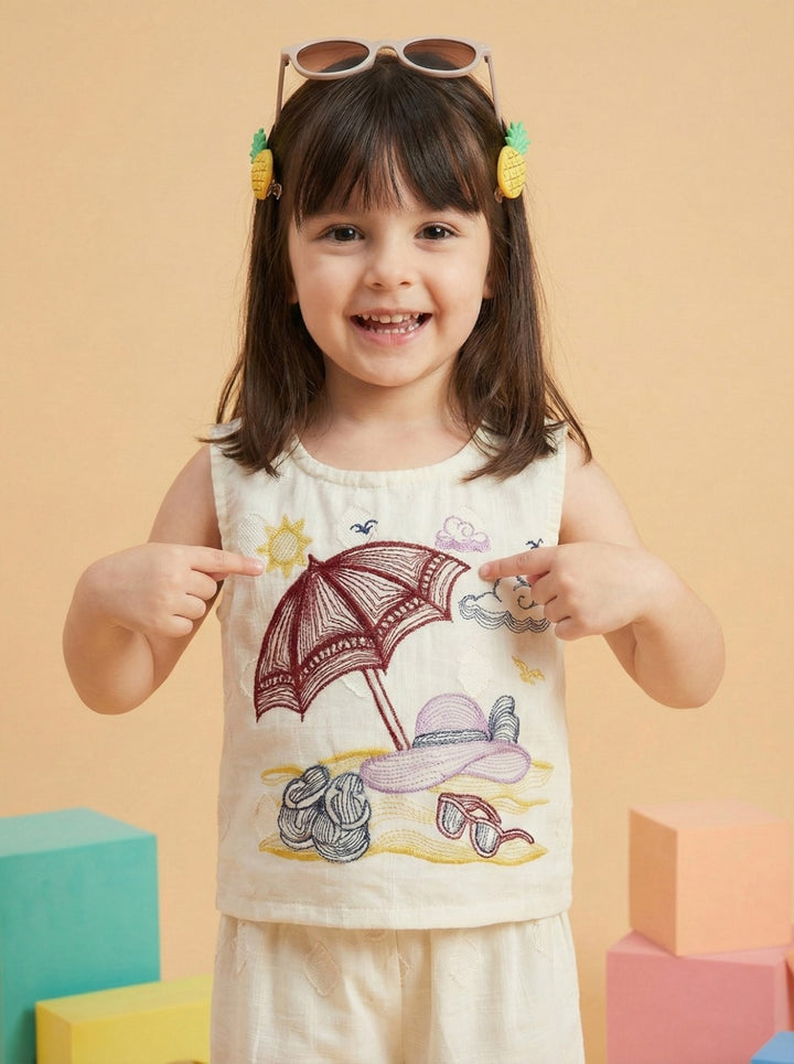 Joy umbrella cotton kids co-ord set