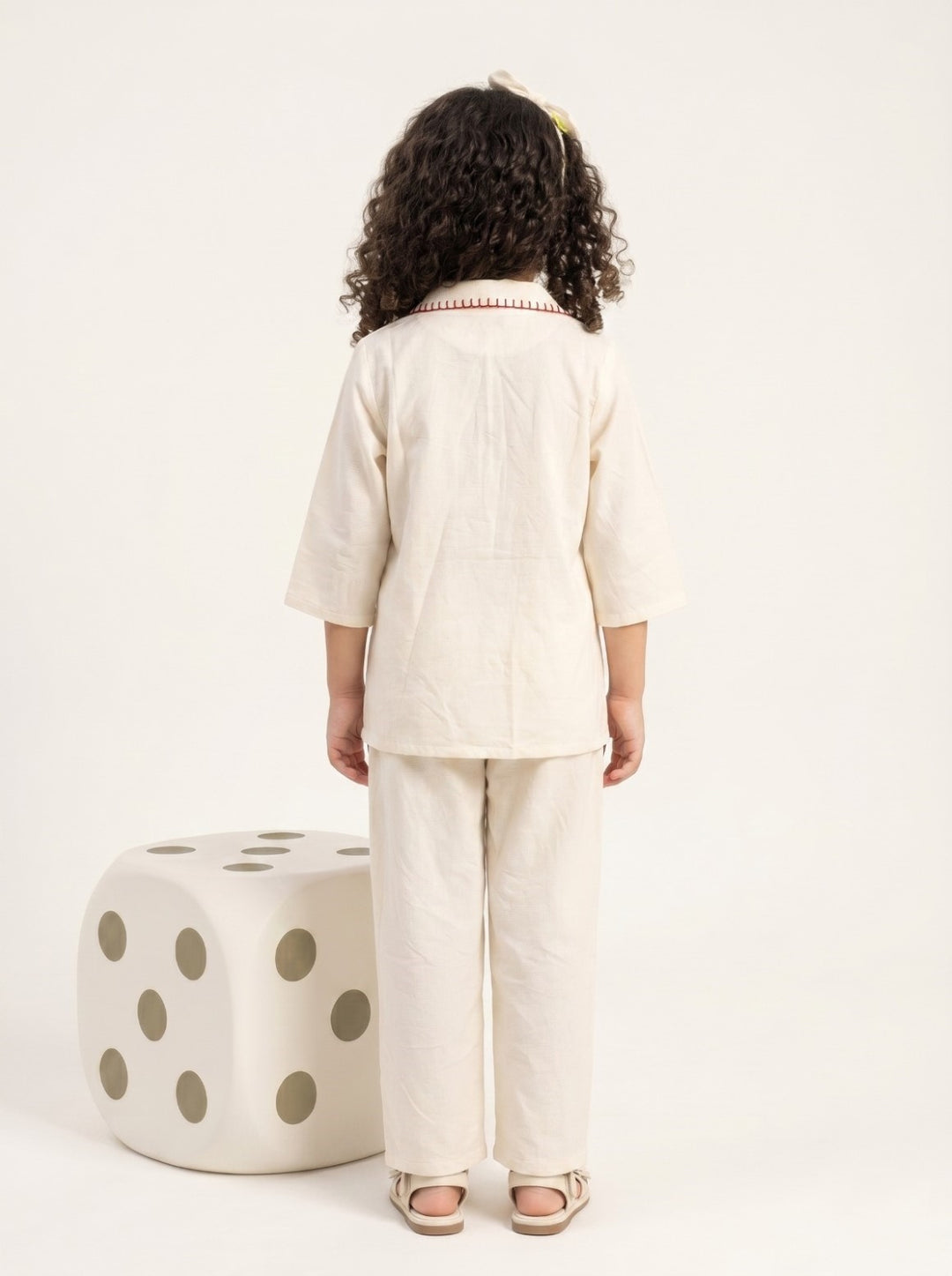 Joy spring embroidery cotton co-ord set