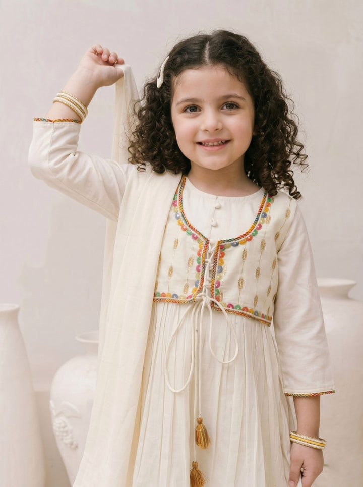 Joy parch kids cotton suit set