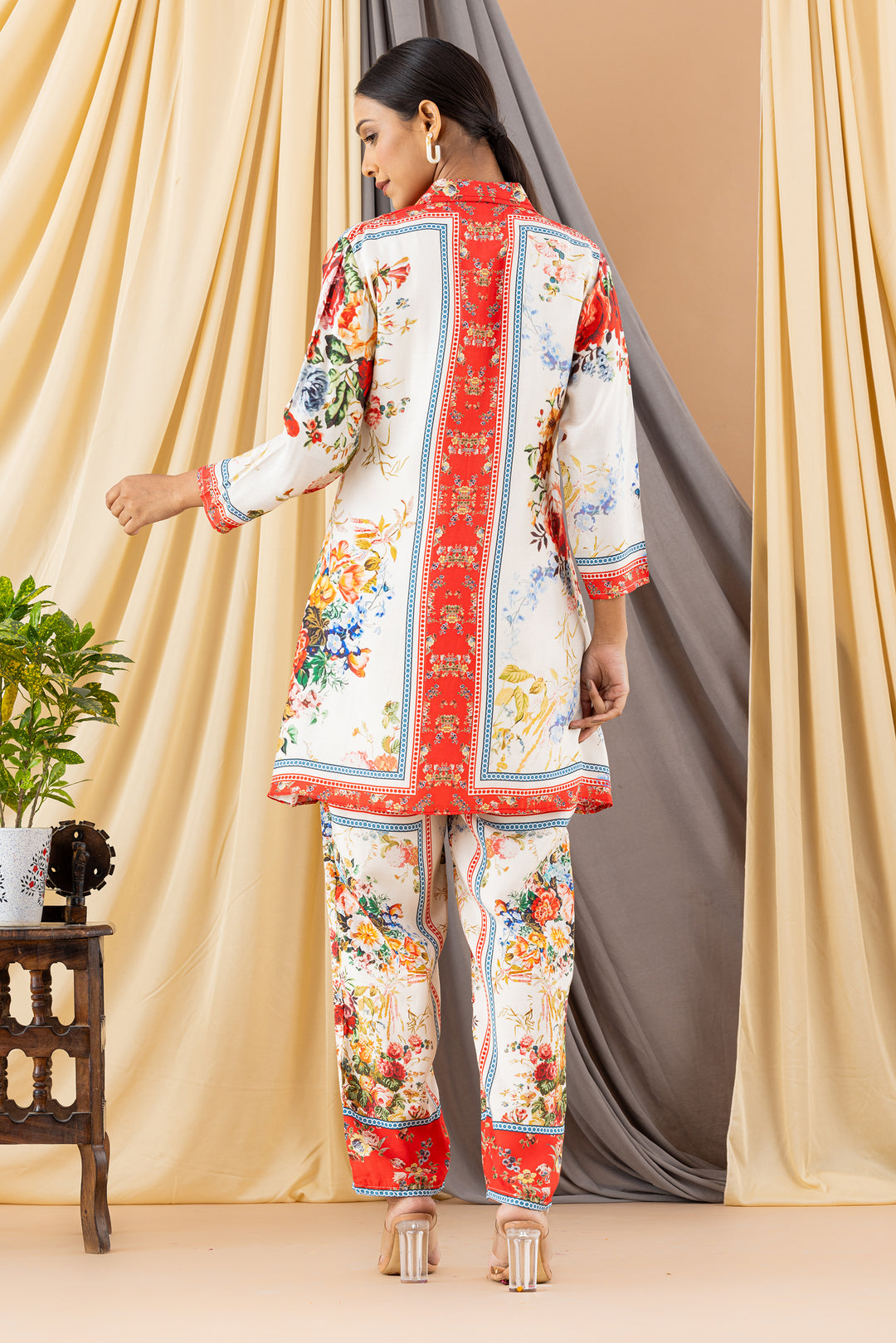 Sheenam Muslin Floral Co-ord Set