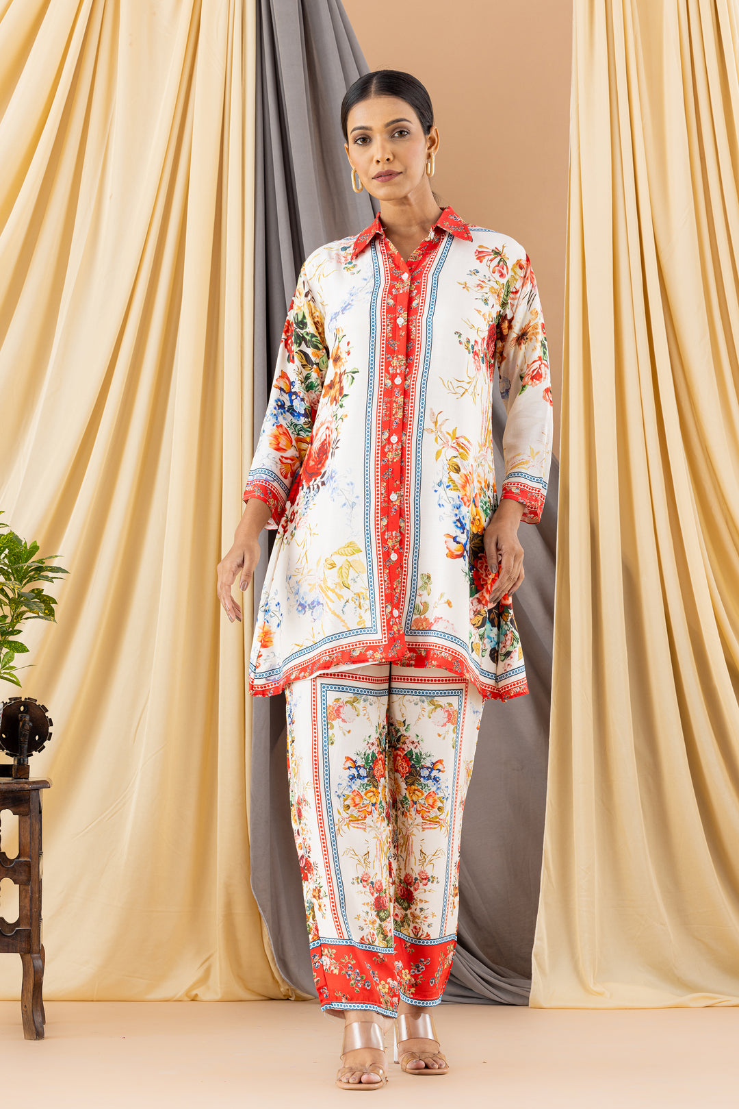 Sheenam Muslin Floral Co-ord Set