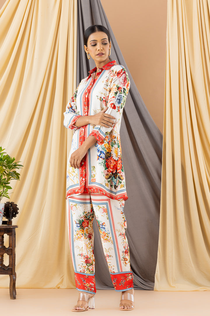 Sheenam Muslin Floral Co-ord Set