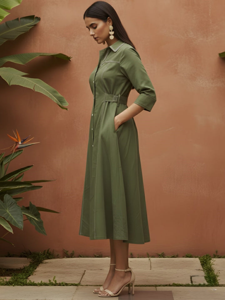 Ivanka Luner cotton dress