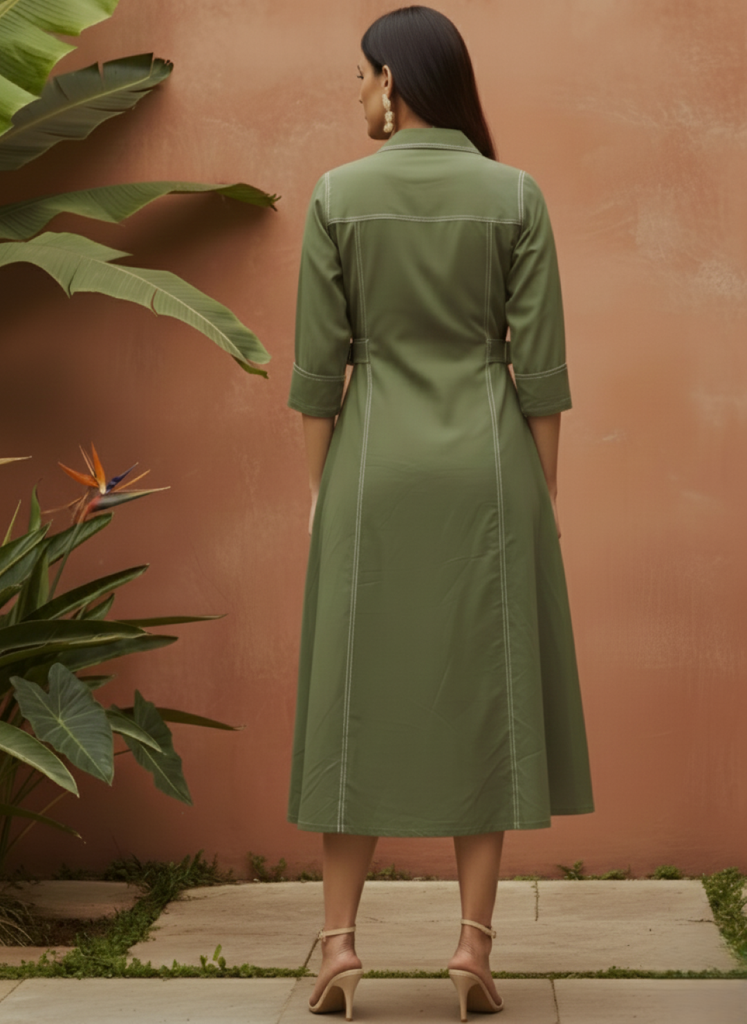 Ivanka Luner cotton dress