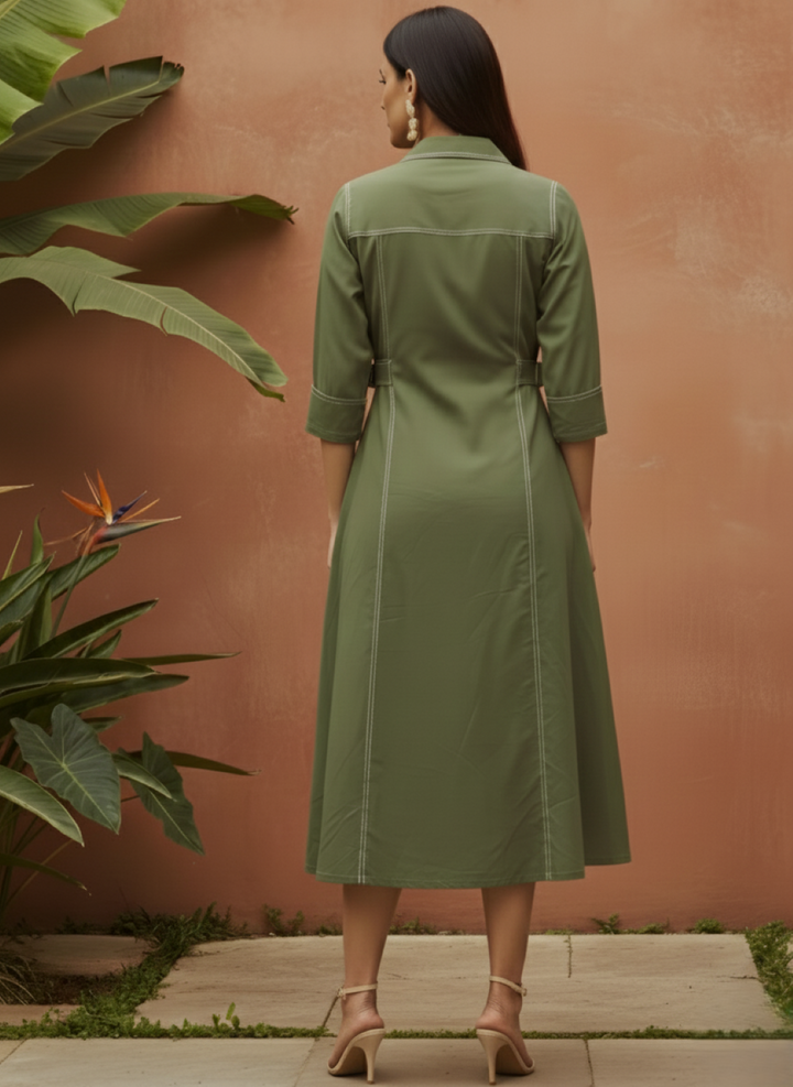 Ivanka Luner cotton dress