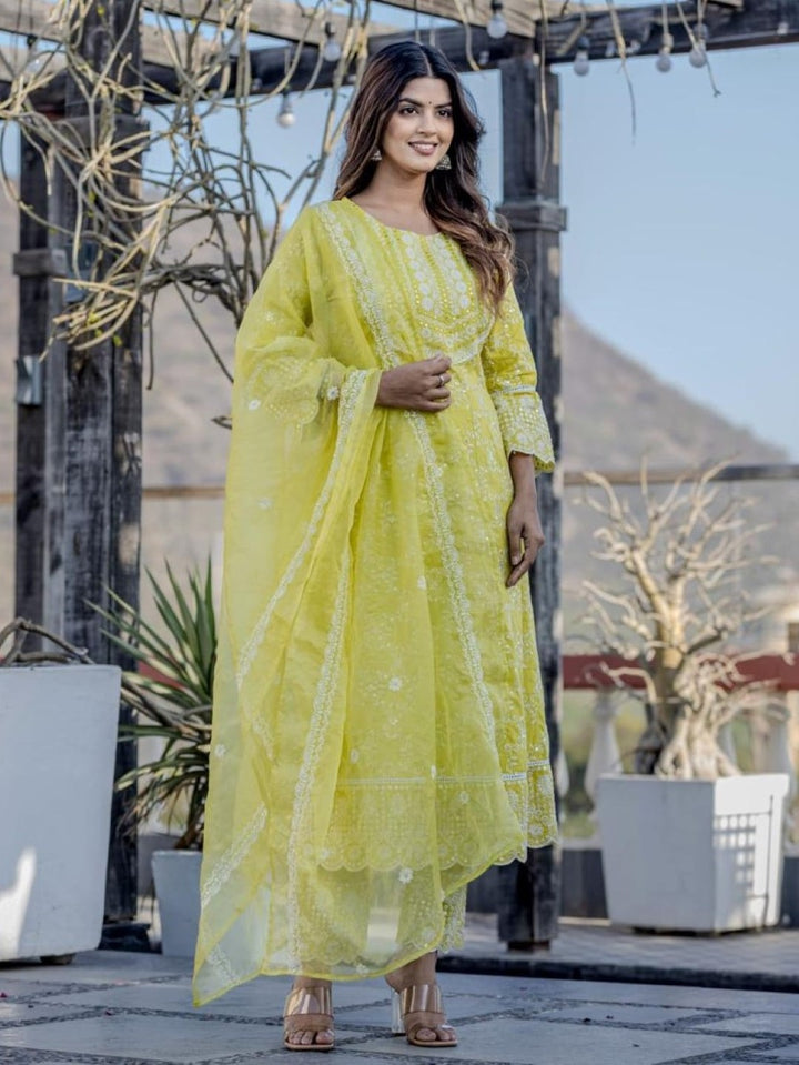 sanmati vivid full work suit set