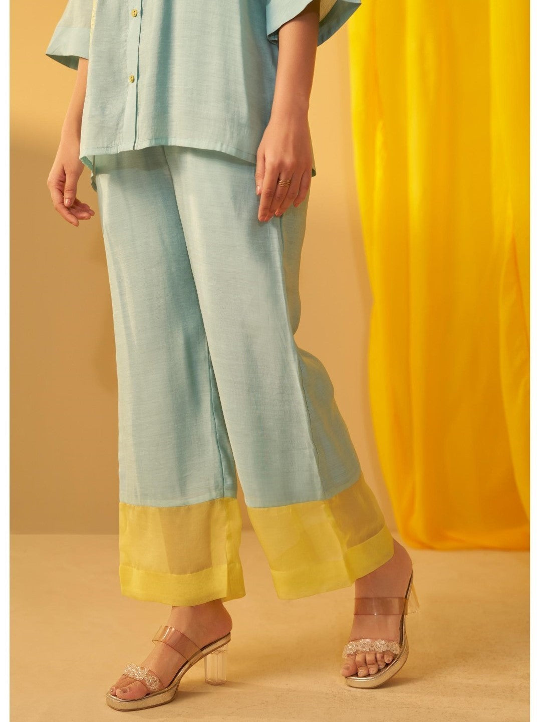 Tisca Sky Applique Co-ord Set