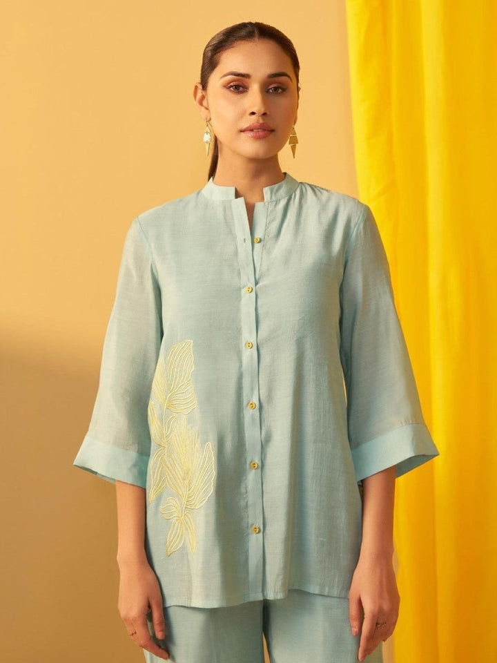 Tisca Sky Applique Co-ord Set