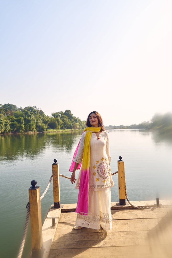 Wespret Merino Embroidery Suit Set