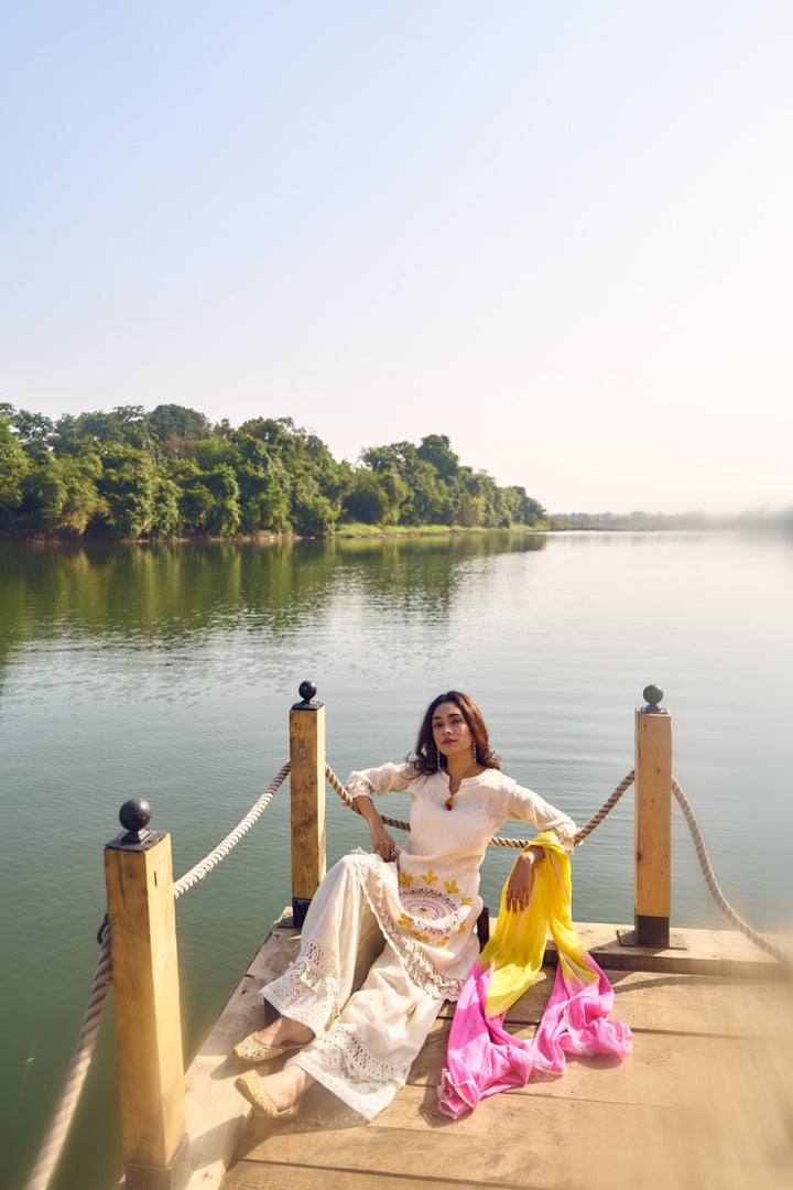 Wespret Merino Embroidery Suit Set