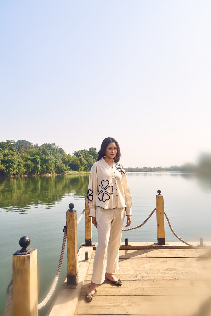 Wespret indi embroidery cotton co-ord set