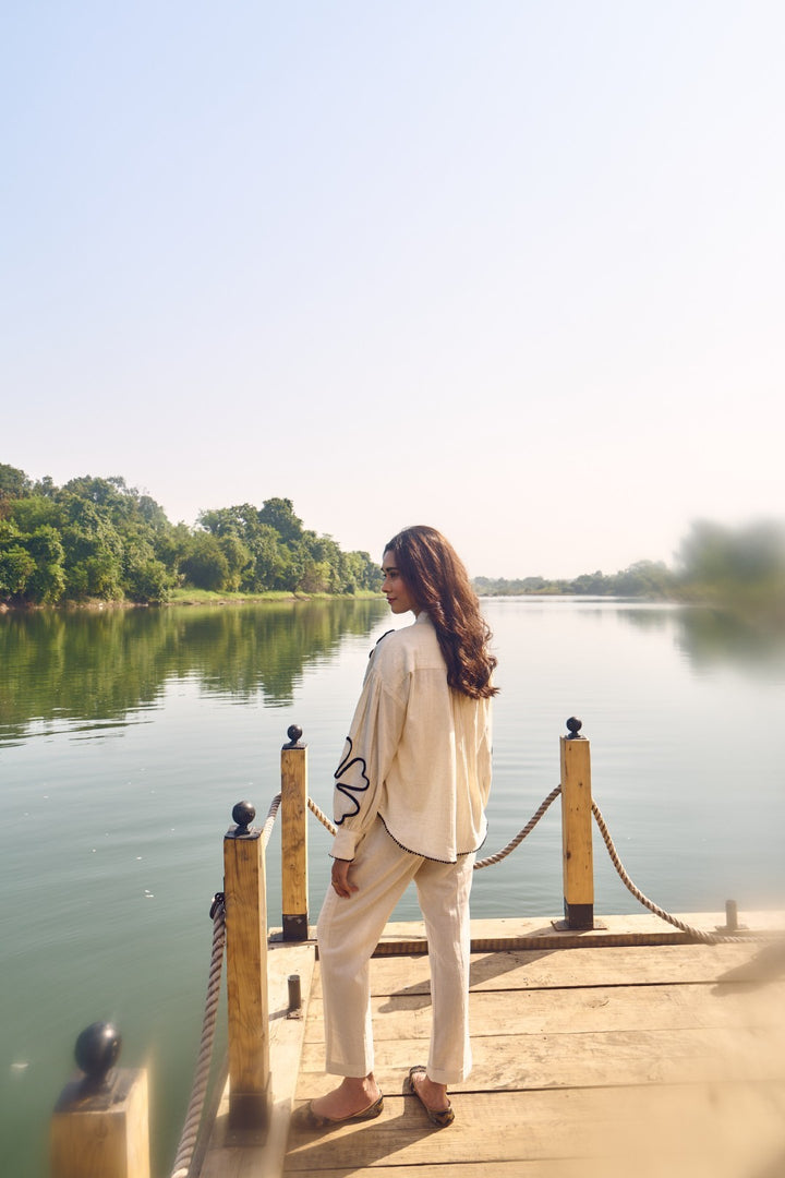 Wespret indi embroidery cotton co-ord set