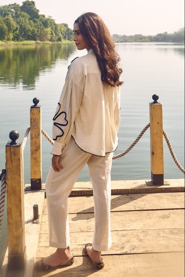 Wespret indi embroidery cotton co-ord set