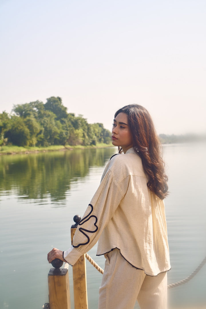 Wespret indi embroidery cotton co-ord set