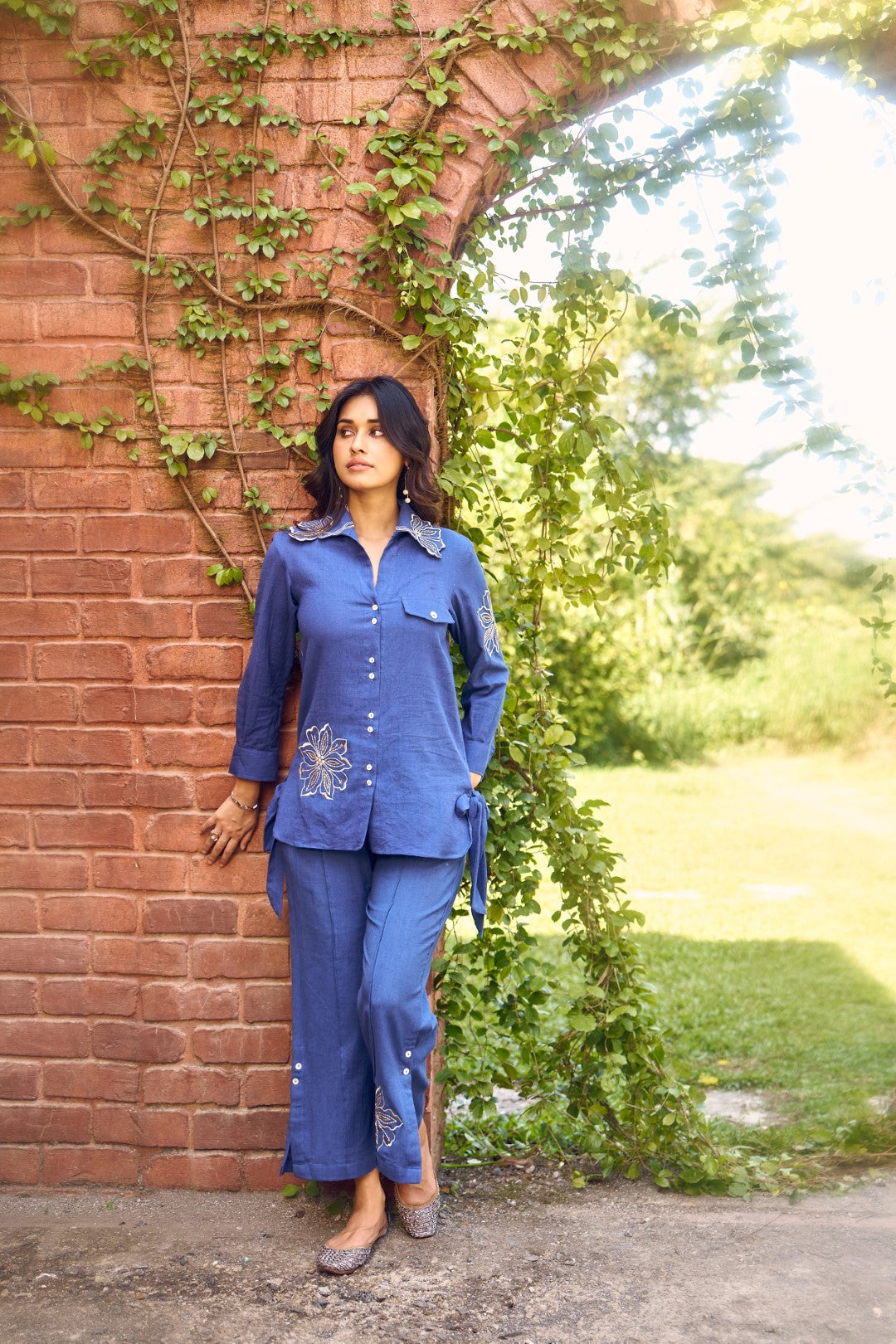 Wespret persian embroidery cotton co-ord set