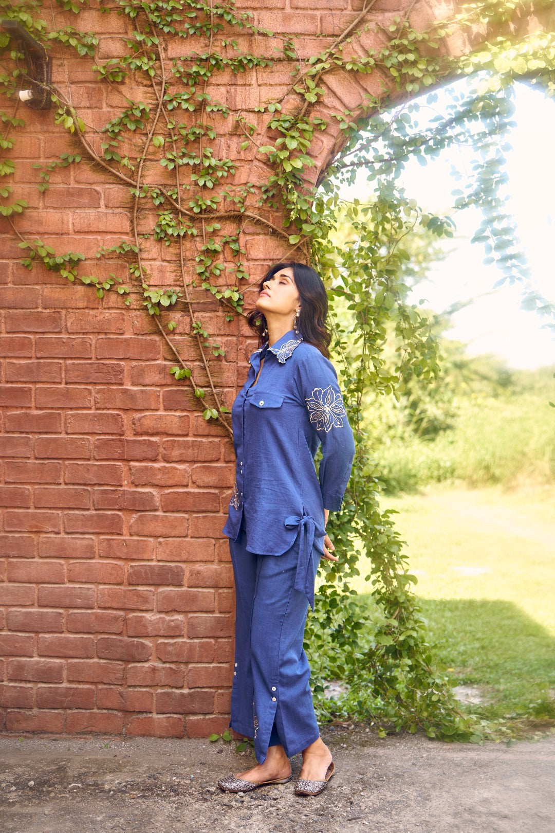 Wespret persian embroidery cotton co-ord set