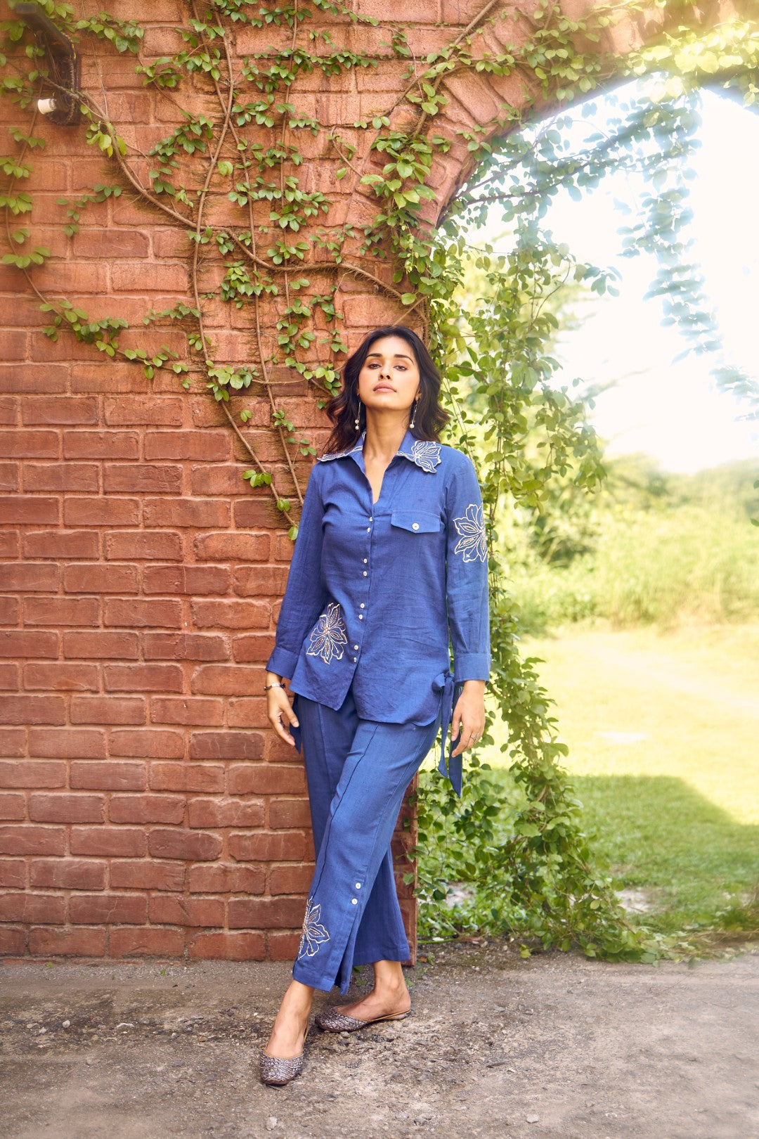 Wespret persian embroidery cotton co-ord set