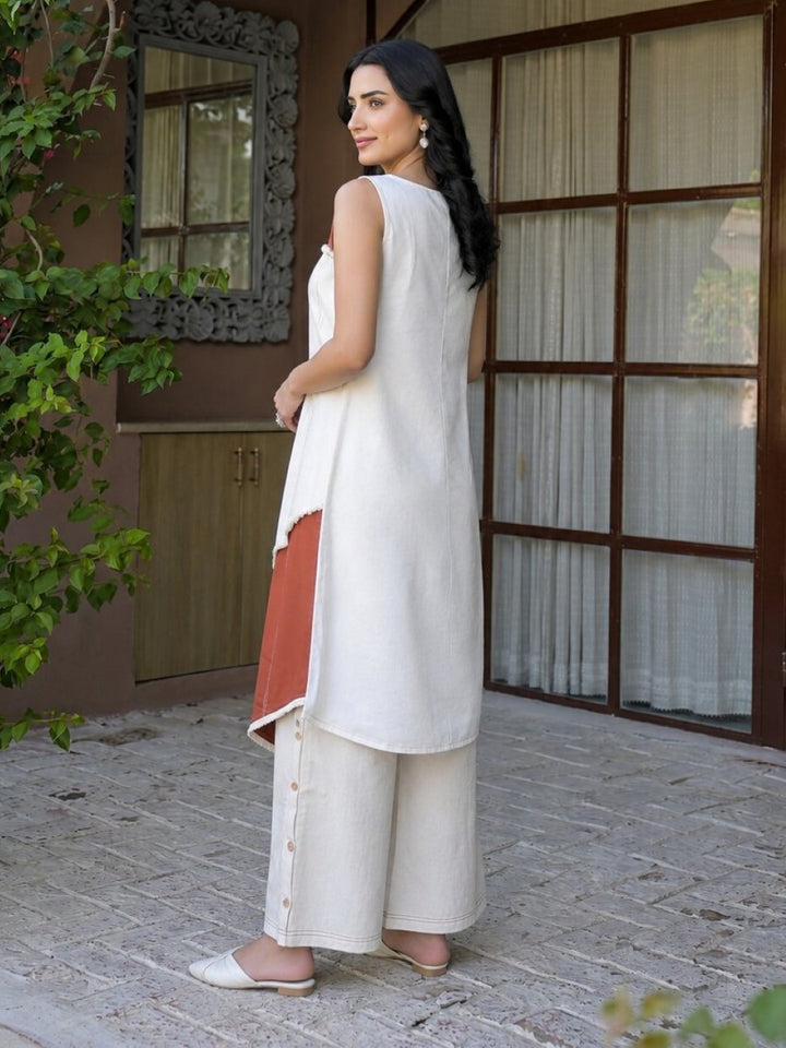 Tatva Cider Cotton Kurta Pant Set