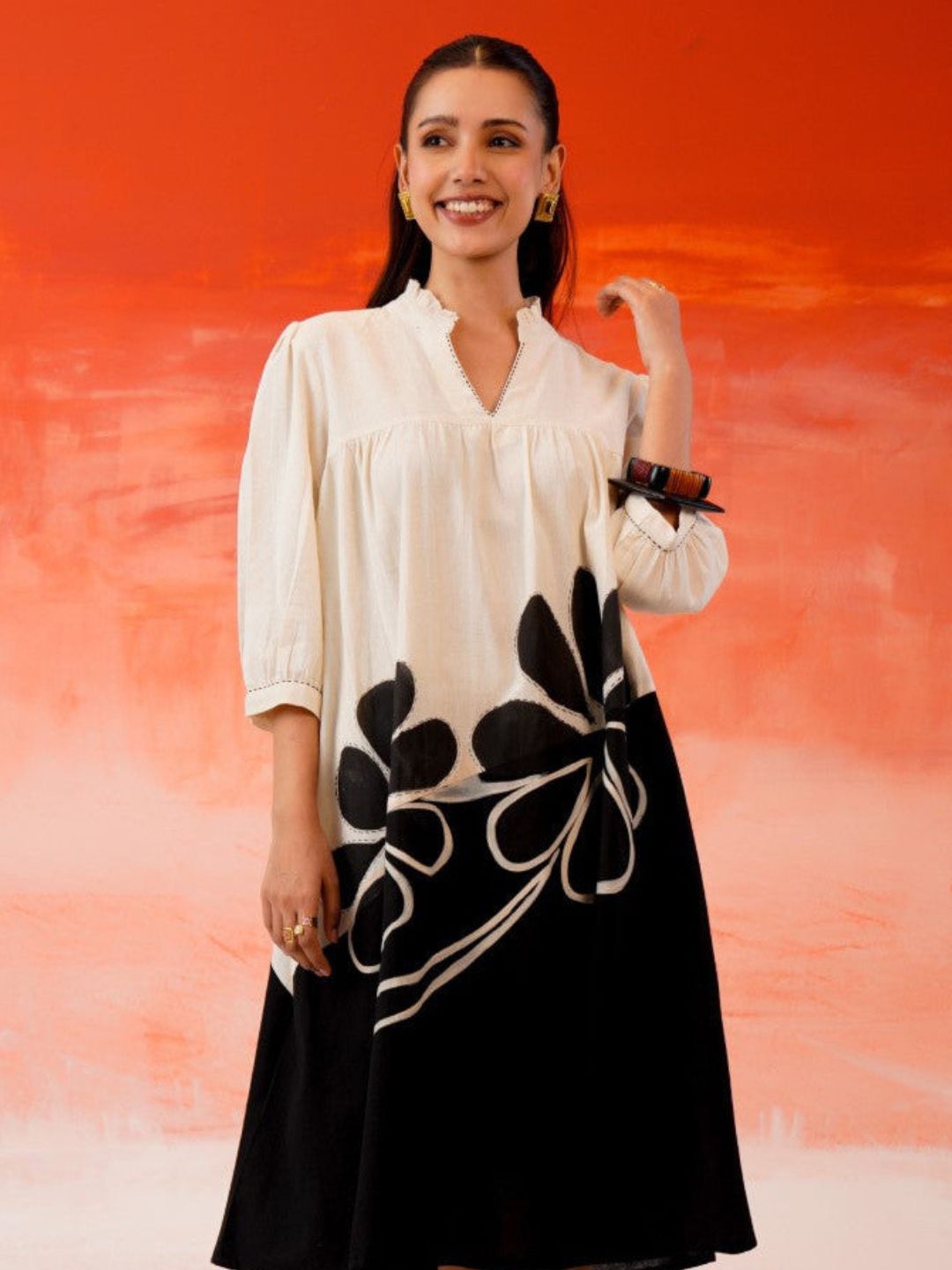 Tatva Jade Printed Dress