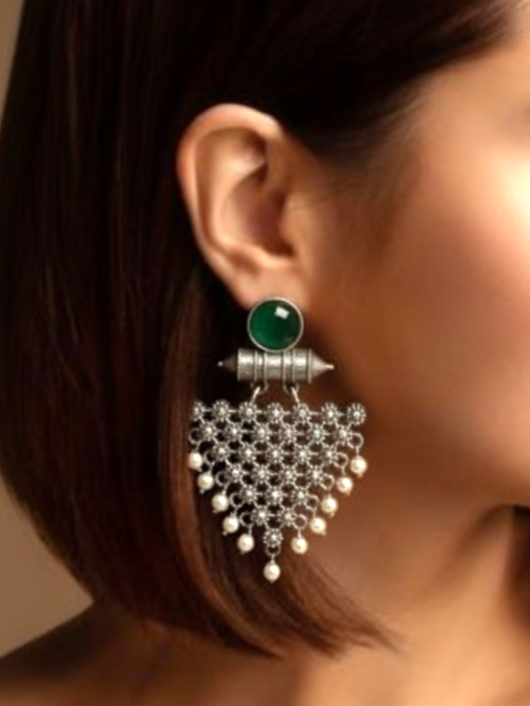 Antara Oxidised Earrings