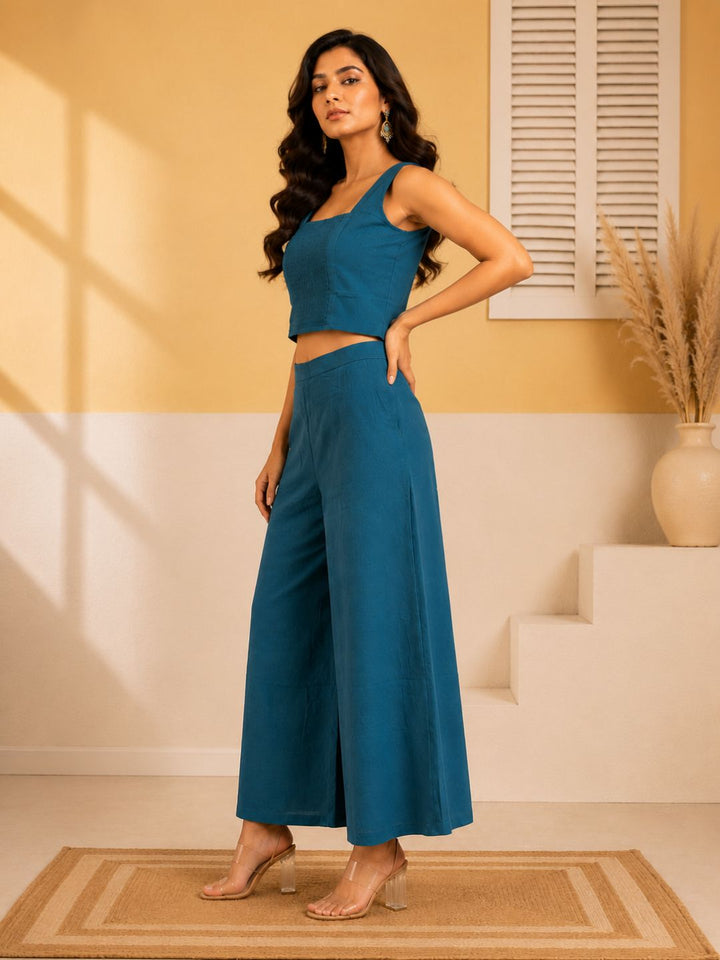 Chaitri Teal Fusion 3 pc set