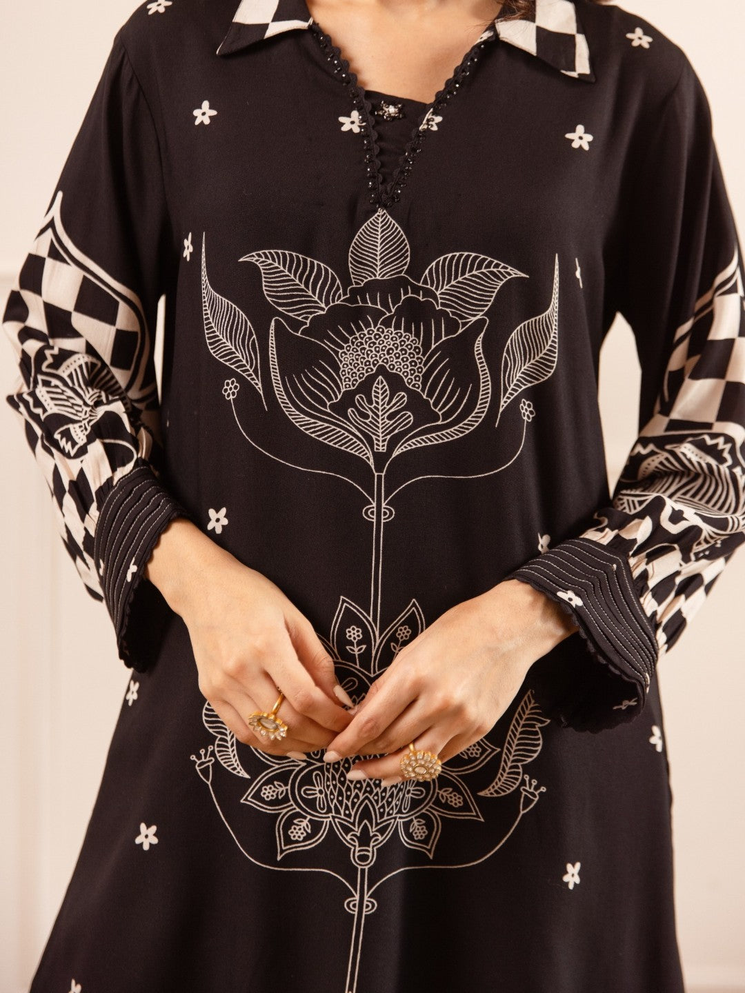 Kashvi Iris Cotton Kurta Pant Set
