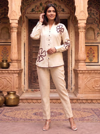 Wespret parch embroidery cotton co-ord set