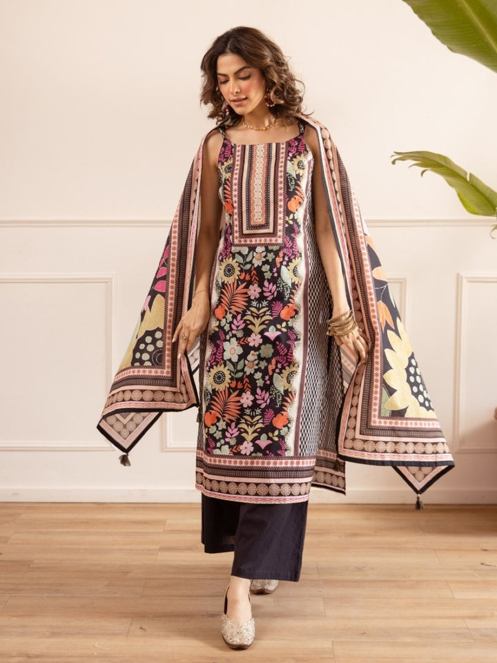 Karen Moonstone printed cotton suit set