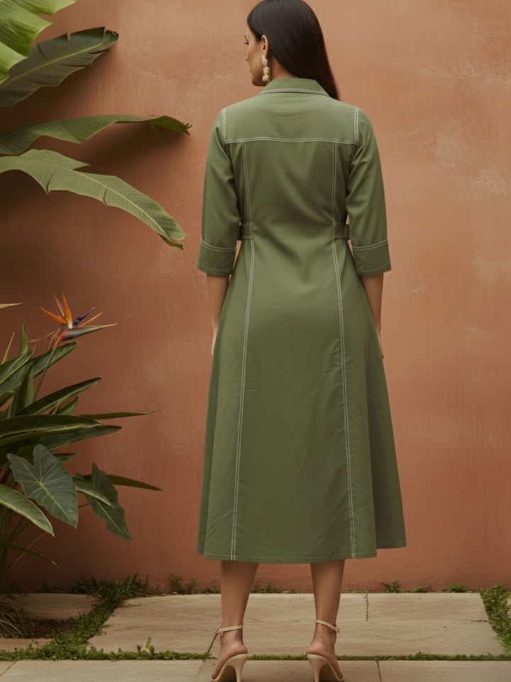 Ivanka Luner cotton dress