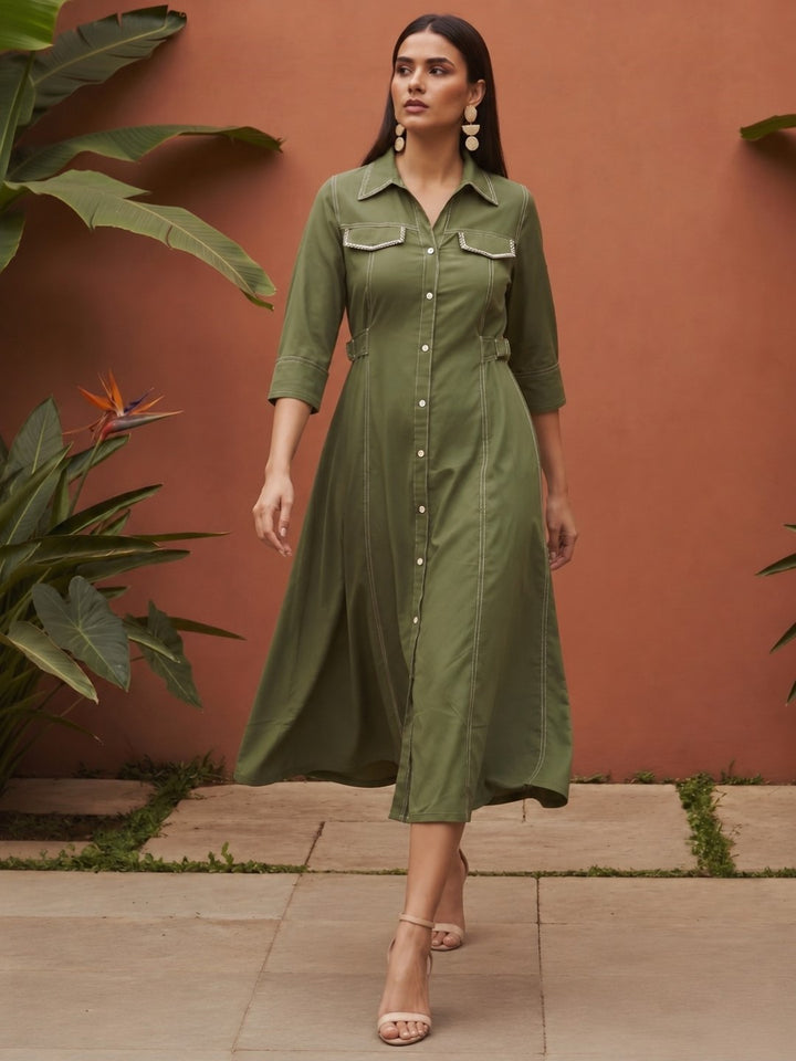 Ivanka Luner cotton dress