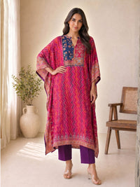 Maurya Ruby Premium Muslin Kaftan Pant Set