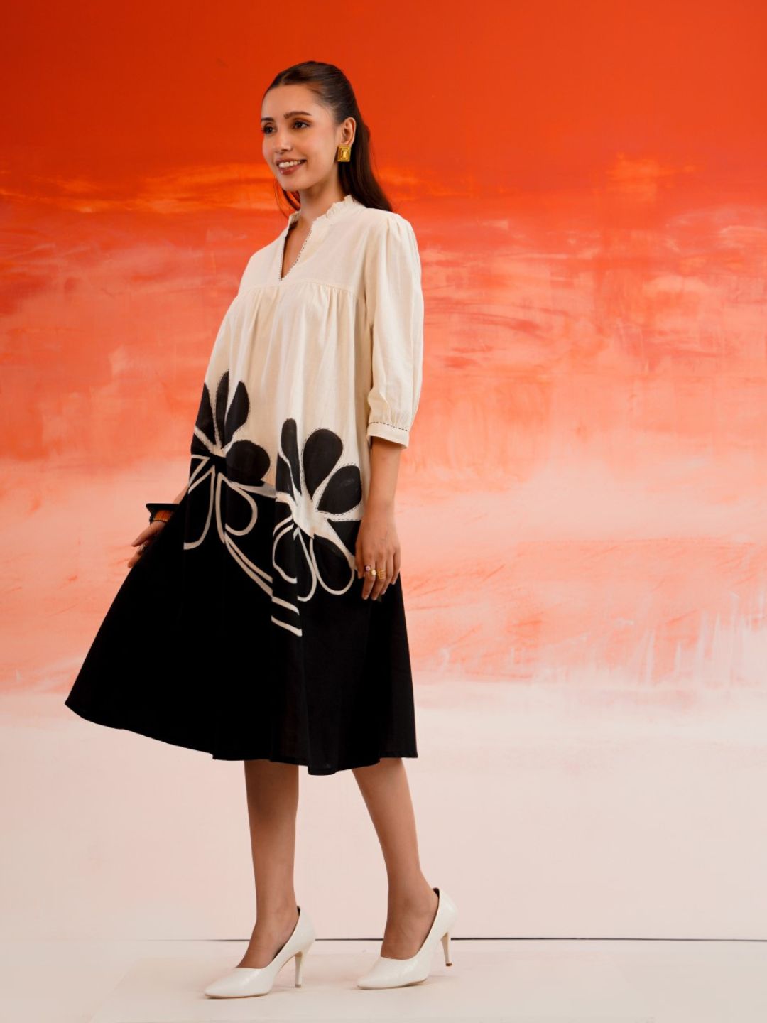 Tatva Jade Printed Dress