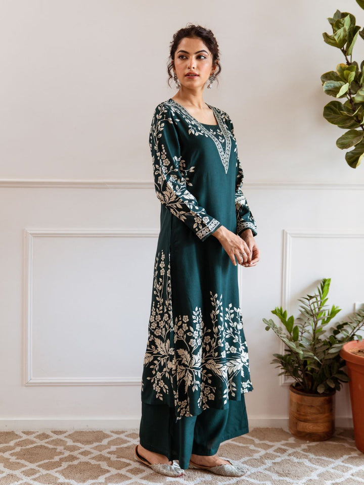 Aruna Shamrock Kurta Pant Set